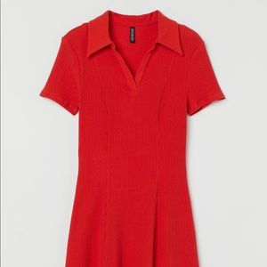 H&M RIBBED DRESS